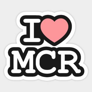 I love Manchester Sticker